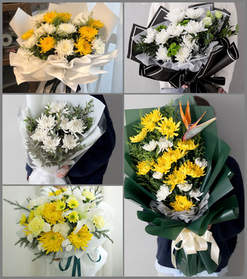 广东广州市增城区仙村镇深涌村白事花束代送